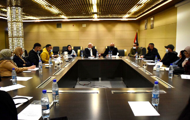 Youth Group Meets with the Mayor of Bethlehem to Discuss Youth Participation in the Upcoming Elections