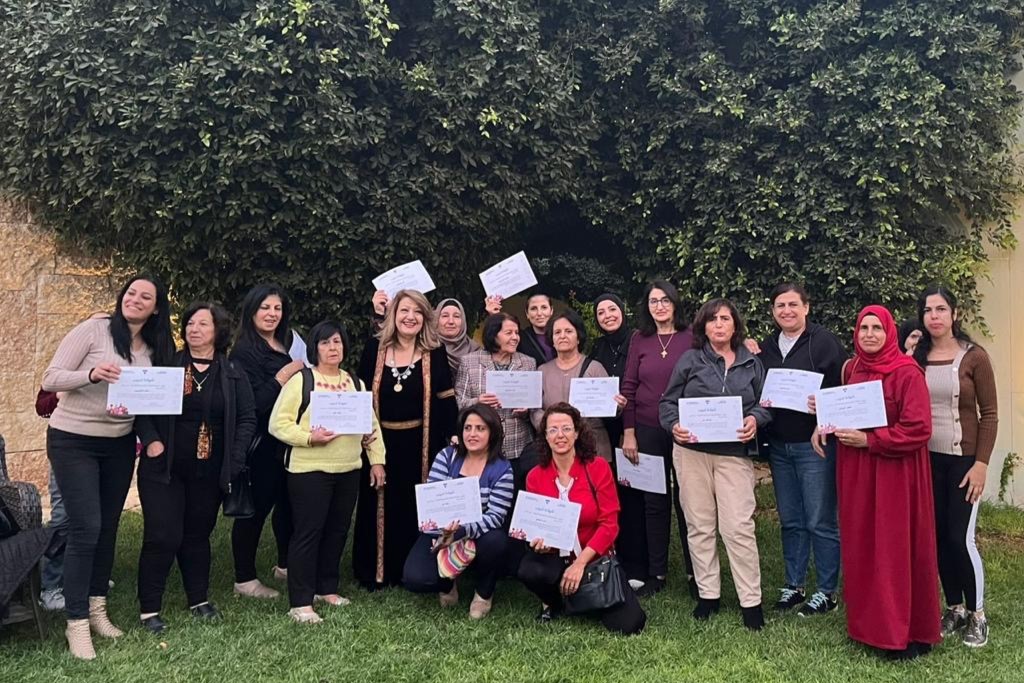 YWCA Bethlehem Concludes a Training Course on Embroidery Skills