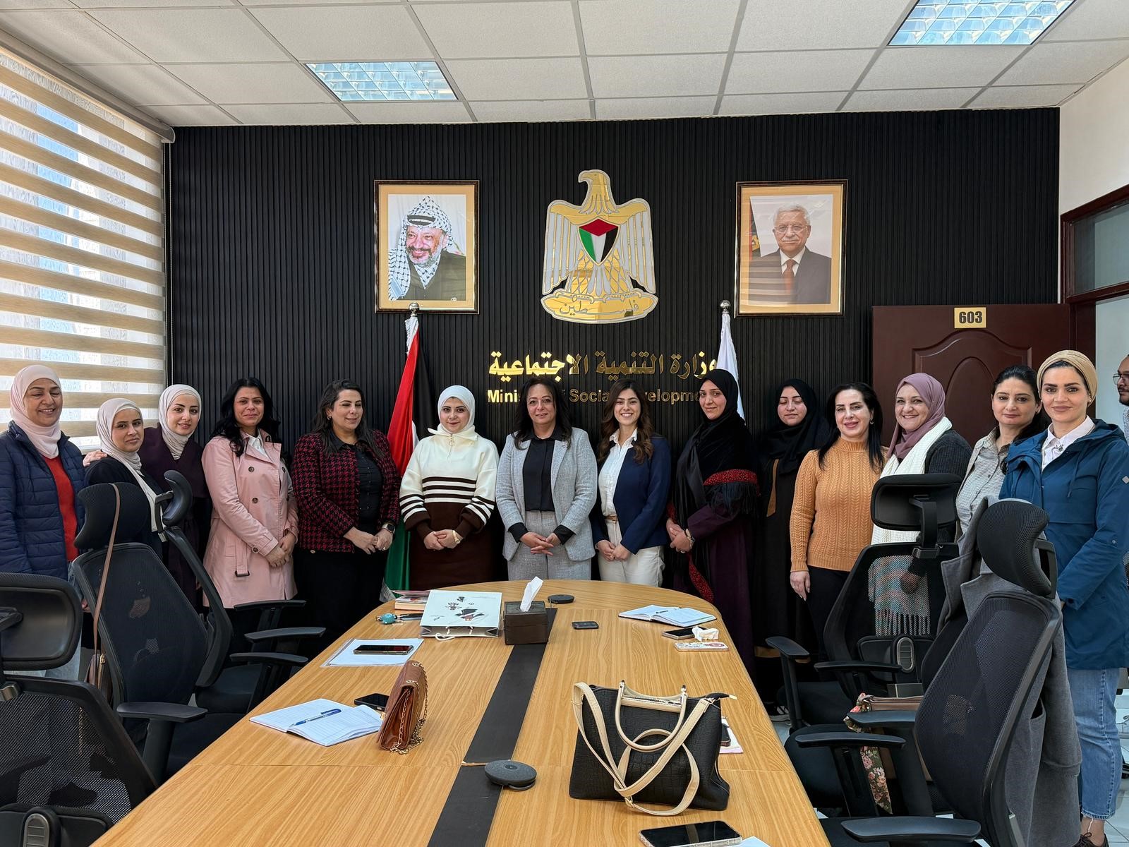 YWCA Palestine meets with the Minister of Social Development on the Family Protection Law and Women's Empowerment