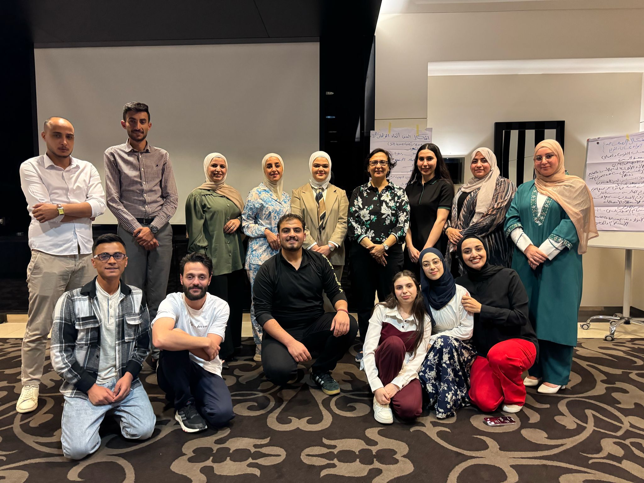 Participation of “Noun al-Taghyeer” Young Women in Legal and Media Advocacy Training in Amman, Organized by Equality Now